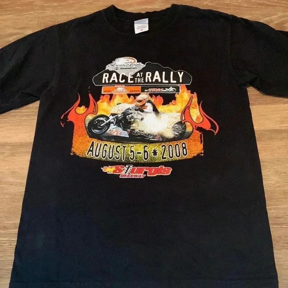 2008 Sturgis tshirt “Race at the Rally”